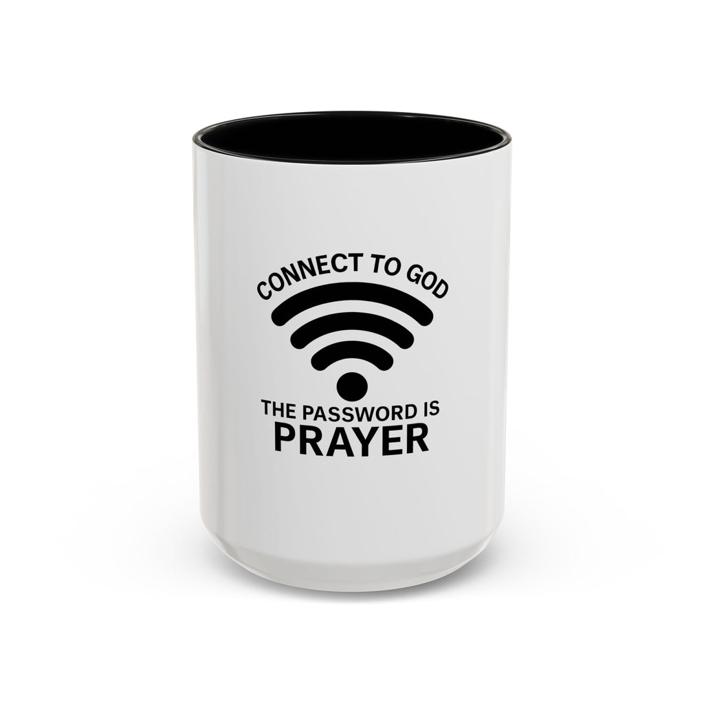 Connect 2 God Coffee Mug| Inspirational Scripture Quotes (11/15oz)