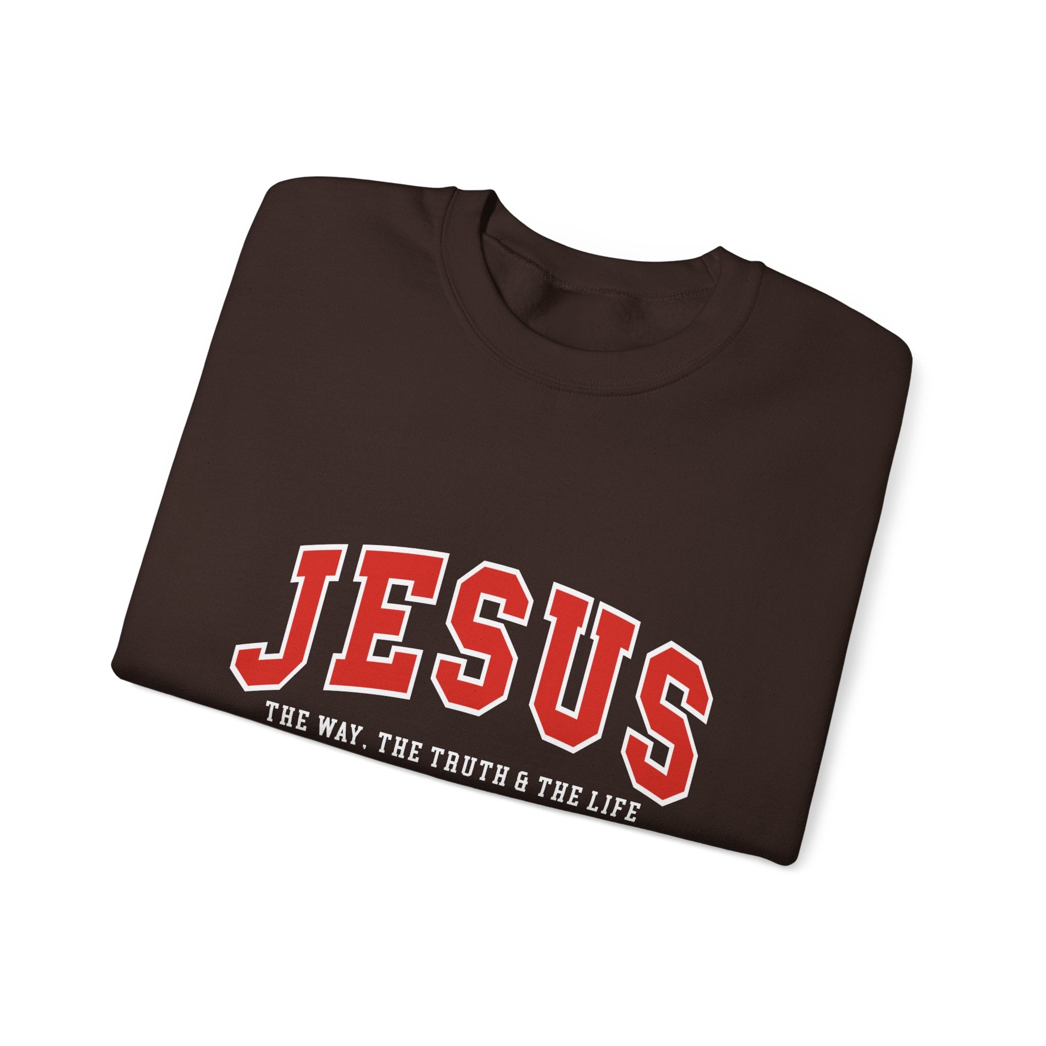 Jesus Crewneck Sweatshirt – Minimal Christian Pullover