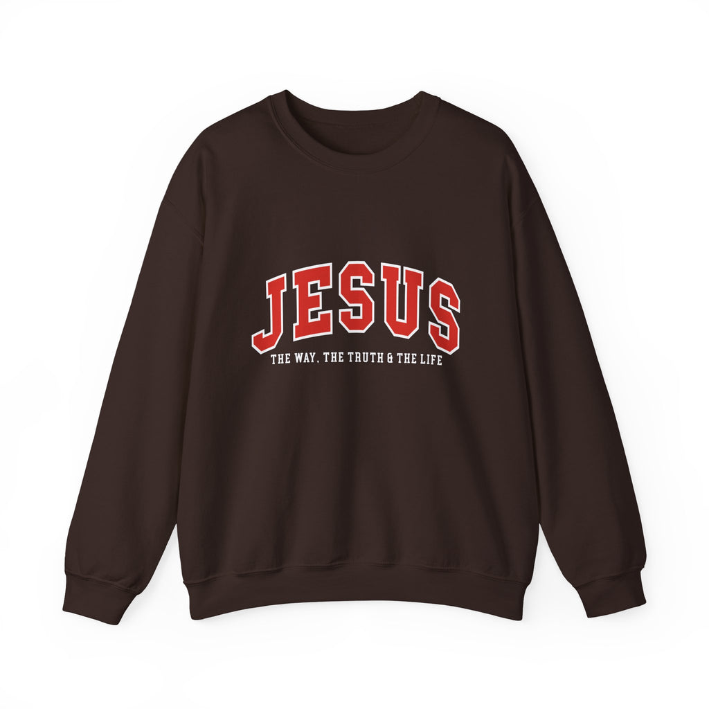 Jesus Crewneck Sweatshirt – Minimal Christian Pullover