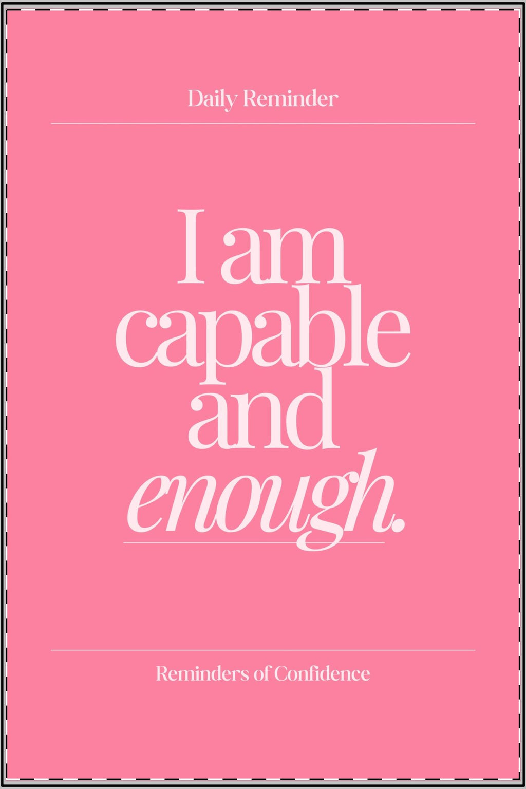 Gratitude Collection Pink Poster Set