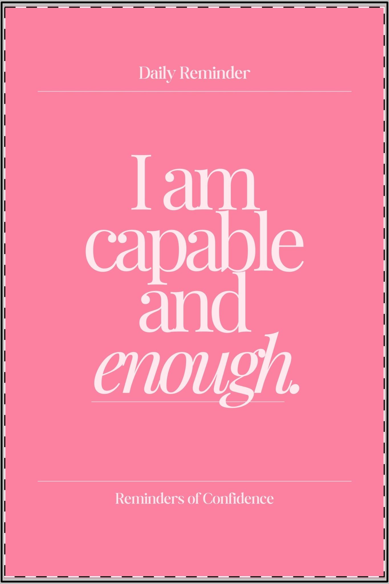 Gratitude Collection Pink Poster Set