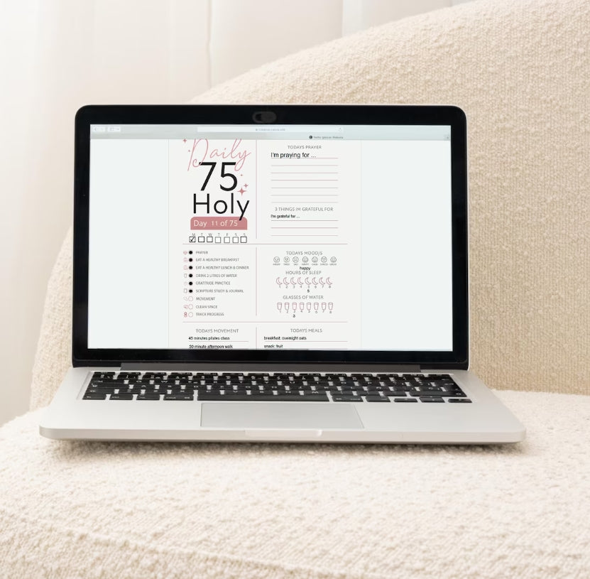 Holy Challenge Planner